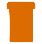 T-Einsteckkarte TK205 , Gr&ouml;&szlig;e 2, orange, 170g