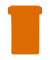 T-Einsteckkarte TK205, Gr&ouml;&szlig;e 2, orange, 170g