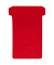 T-Einsteckkarte TK301, Gr&ouml;&szlig;e 3, rot, 170g