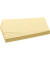 Moderationskarten UMZ102004, 20,5x9,5cm, rechteckig, 130g, gelb 