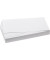 Moderationskarten UMZ102009, 20,5x9,5cm, rechteckig, 130g, weiß 