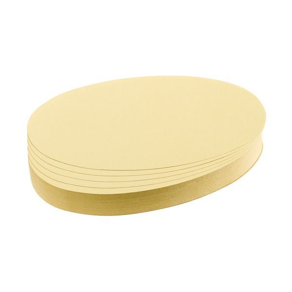 4016946055871 - Moderationskarten UMZ111904 Ø 11x19cm oval 130g gelb  4016946055871 500 Stück