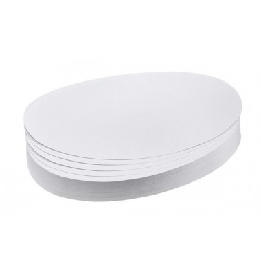 Moderationskarten UMZ111909, Ø 11x19cm, oval, 130g, weiß Moderationskarten UMZ111909, Ø 11x19cm, oval, 130g, weiß
