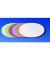 Moderationskarten UMZ111999, Ø 11x19cm, oval, 130g, farbig sortiert 