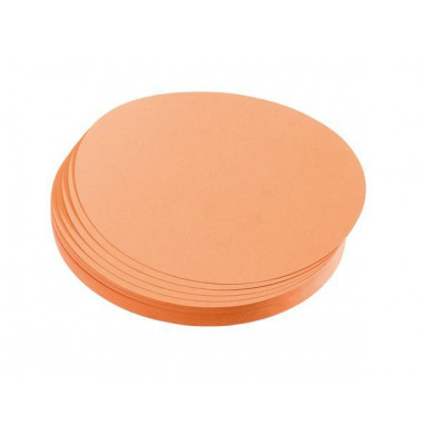 Moderationskarten Kreise Ø 14cm orange