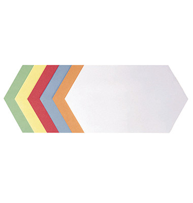 Moderationskarten Königswabe farbig sortiert 29,7x16,5cm Moderationskarten Königswabe farbig sortiert 29,7x16,5cm