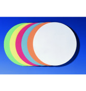 Moderationskarten UMZ2099, Ø 19,5cm, Kreis, 130g, farbig sortiert 