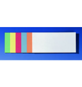 Moderationskarten UMZS102099, 20,5x9,5cm, rechteckig, 130g, farbig sortiert 