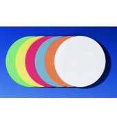 Moderationskarten Kreise Ø 14cm selbstklebend farbig sortiert