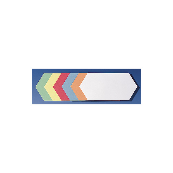 4016946189439 - Moderationskarten UMZS92099 205x95cm Rhombus 130g farbig sortiert  4016946189439 300 Stück