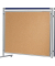Pinntafel f&uuml;r Stellwand ECO, doppelseitig, EL-UTK150, 150x120cm, Kork, Aluminiumrahmen