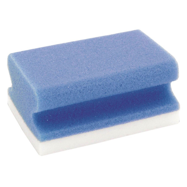 4016946192668 - - Tafelschwamm X-Wipe Schreibtafeln 7 x 45 x 95 cm (b x h x t) Schaumstoff blau weiß 2 St Pack
