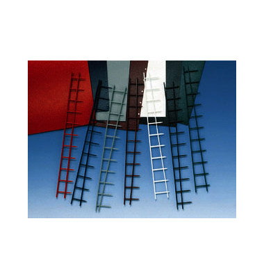 Bindestrips SureBind 1132840, 10-K&auml;mme-Stripbindung, 10 K&auml;mme auf A4, wei&szlig;, 25mm