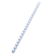 Plastikbinderücken CombBind 4028204 weiß US-Teilung 21 Ringe auf A4 32mm