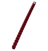 Plastikbinderücken CombBind 4028662 rot US-Teilung 21 Ringe auf A4 22mm