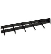 Bindestrips VeloBind 9741635 schwarz 4-Kämme-Stripbindung 4 Kämme auf A4 200 Blatt