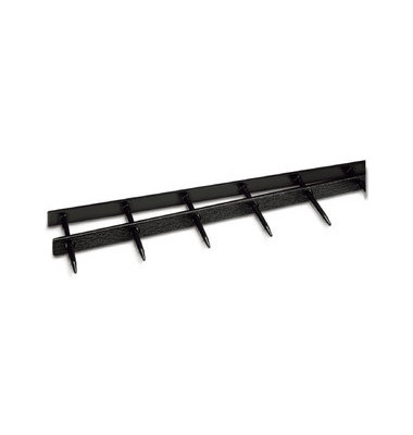 Bindestrips VeloBind 9741635 schwarz 4-Kämme-Stripbindung 4 Kämme auf A4 200 Blatt