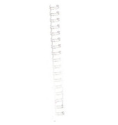Drahtbinderücken WireBind RG810870 weiß 3:1 34 Ringe auf A4 115 Blatt 12,5mm 100 Stück