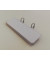 121 Beschriftungsschilder 4zlg. grau 68 x 20mm