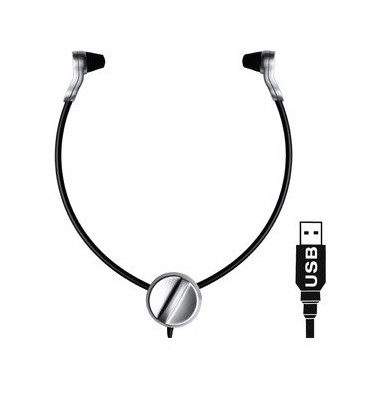 Kopfhörer Swingphone 568 USB schwarz/silber Kopfhörer Swingphone 568 USB schwarz/silber