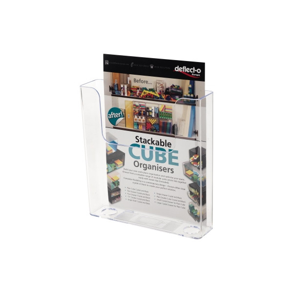 0079916763910 - wandmontierbarer Prospektständer Polystyrol 173 x 180 x 45mm DIN A5 Transparent