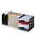 Sortierstation Styrorac 2820340798 grau/schwarz 8 Trennwände, 3 Tablare