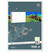 Schulblock 040450002 Style, Lineatur 2 / Schreiblern-Lineatur, A4, 80g, 50 Blatt