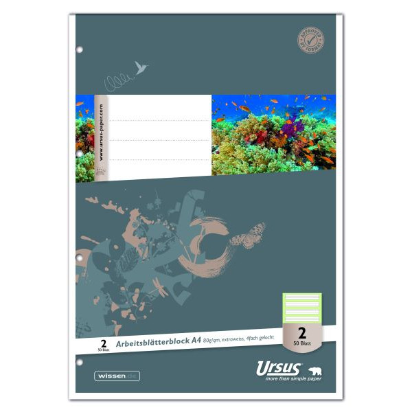 9002244556771 - Schulblock 040450002 Style Lineatur 2   Schreiblern-Lineatur A4 80g 50 Blatt 9002244556771 Staufen