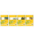 Schulheft 040532002 Style, Lineatur 2 / Lineatur 2, A5, 80g, gelb, 32 Blatt / 64 Seiten