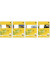 Schulheft 040532004 Style, Lineatur 4 / Lineatur 4, A5, 80g, gelb, 32 Blatt / 64 Seiten