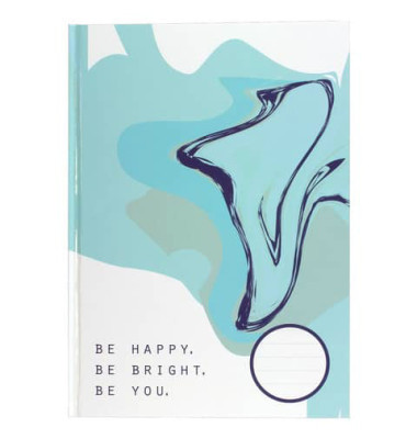 Notizbuch 76370, blau, A4, liniert, 60g, 96 Blatt / 192 Seiten