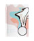 Notizbuch 76381, bunt, A5, kariert, 60g, 96 Blatt / 192 Seiten