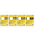 Schulheft 040432003, Lineatur 3 / Lineatur 2, A4, 80g, gelb, 32 Blatt / 64 Seiten