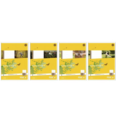 Schulheft Basic A4 Lineatur 20 blanko weiß 32 Blatt Schulheft Basic A4 Lineatur 20 blanko weiß 32 Blatt