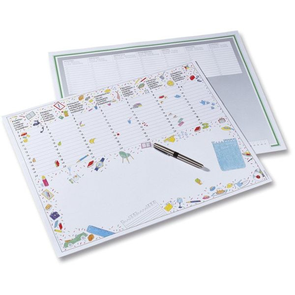 4001868199345 - Schreibunterlage Design 2 9932 weiß 56x44cm Papier 20 Blatt 4001868199345 Folia