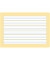 Schreiblernheft 06053081, liniert / Lineatur S3, A5 quer, 80g, gelb, 20 Blatt / 40 Seiten