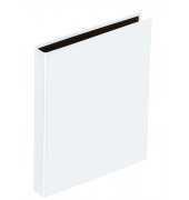 Ringbuch Basic Colours 20407-02, A5 2 Ringe 25mm Ring-Ø Polyproplyen (PP) kaschierte Pappe weiß