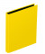 Ringbuch Basic Colours 20407-04, A5 2 Ringe 25mm Ring-Ø PP-kaschiert gelb