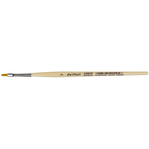 12 Stück Davinci Pinsel Junior Synthetics GH3042 flach Größe 2 4017505201456 Davinci