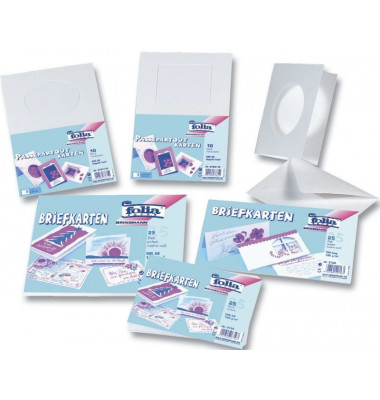 Blanko-Grußkarten 8758 190g weiß Blanko-Grußkarten 8758 190g weiß