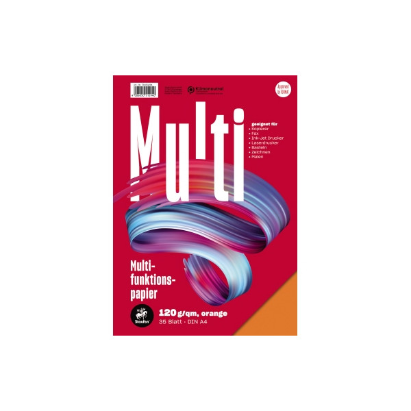 4006050512940 - Kopierpapier Multi 734051294 orange intensiv A4 120g 35 Blatt 4006050512940 35 Blatt