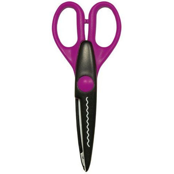 4003801030661 - Konturenschere Kreativschnittschere Ziegel 16cm magenta 4003801030661 WEDO