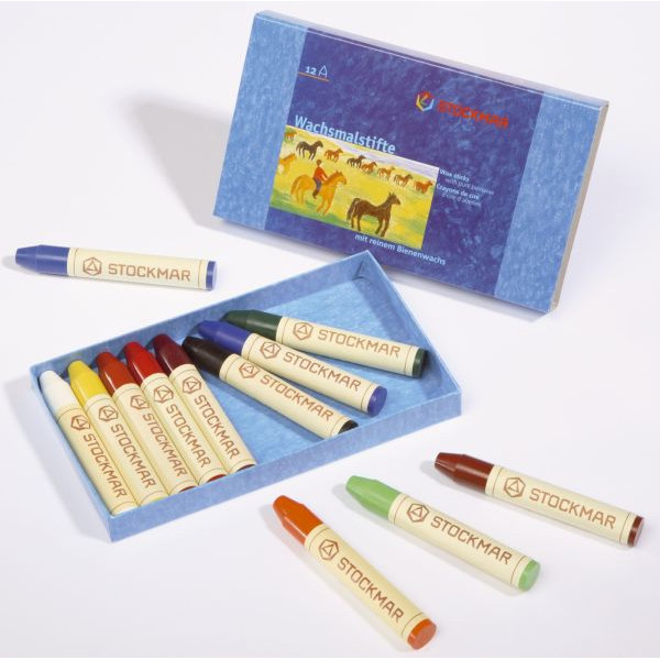 4019365312006 - Wachsmalkreide 312-00 12er Etui farbig sortiert rund 12x83mm 4019365312006 12 Stück