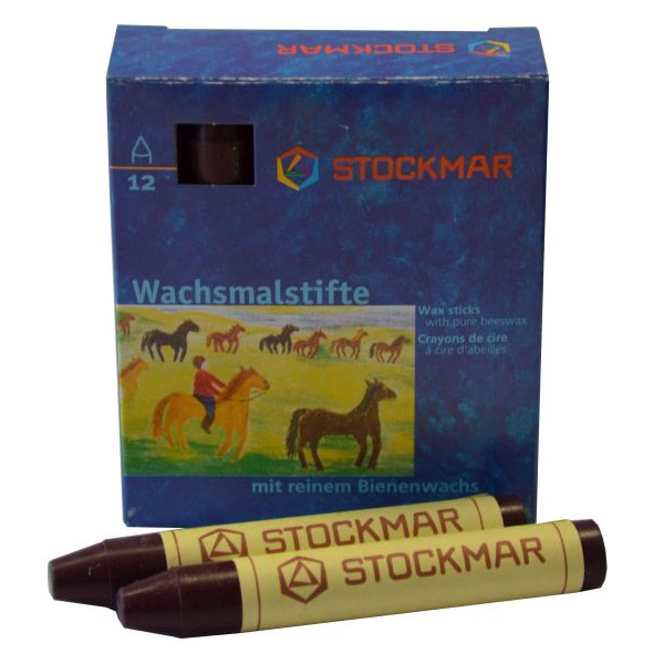 STOCKMAR Wachsmalstifte Stockmar Wachsmalstifte -Serie, 330-12, rotviolett, rund, 1,2x8,3cm (ØxL) 4019365330123 STOCKMAR 12 Stück