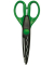 Konturenschere Kreativschnittschere Wellen, Metall, 16cm, gr&uuml;n