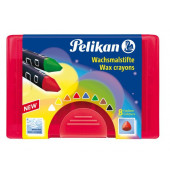 Wachsmalkreide 665/8 722942 8er Etui farbig sortiert Dreikantform 11x80mm