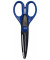 Konturenschere Kreativschnittschere Bütten, Metall, 16cm, blau