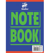 Collegeblock 734046038 ORIGINAL, Muster, Lineatur 22 / liniert mit Rand innen, A6, 70g, blau, 160 Blatt