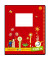 Wörterheft 061551057, liniert / Lineatur W7, Quart 19,5x24cm, 80g, rot, 40 Blatt / 80 Seiten