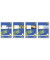 Schulheft 040516008 Style, Lineatur 8f / kariert, A5, 80g, blau, 16 Blatt / 32 Seiten